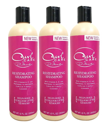 Dr. Miracle Curl Care Rehydrating Shampoo - 12 Oz Set of 3