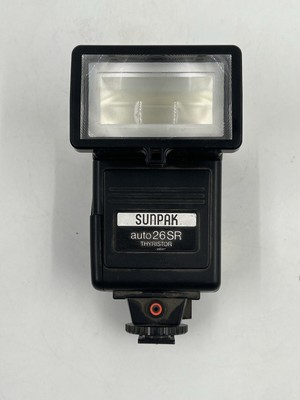 Sunpak Auto26SR Thyristor - Shoe Mount Camera Flash - Japanese - Mint