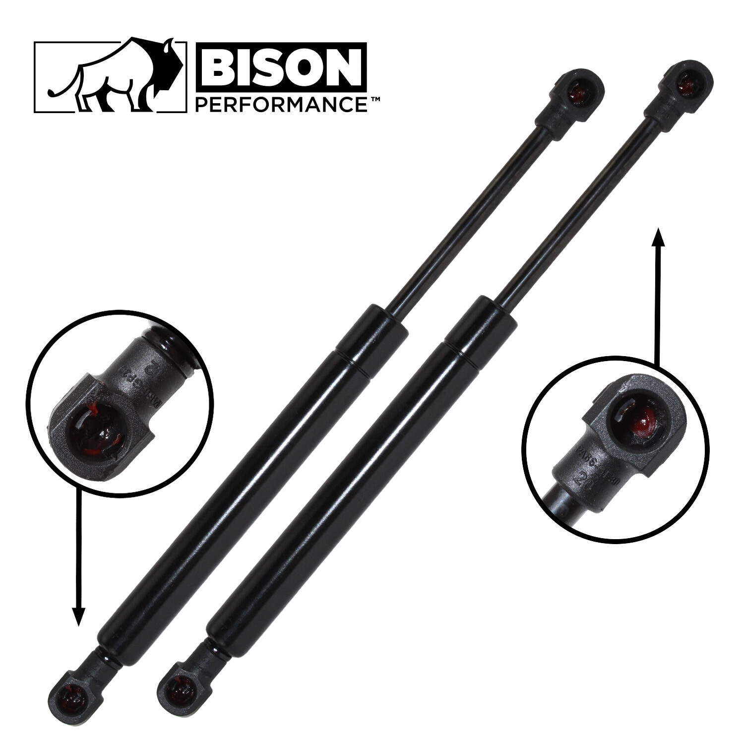 Bison Performance 2pc Set Gas Spring Hood Lift Support Shock For BMW E83 X3