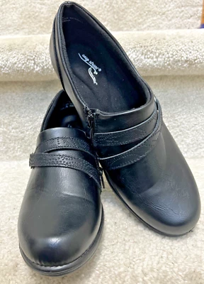 Botines de tacón Easy Street Comfort Wave para mujer negros talla 11M - Imagen 1 de 4