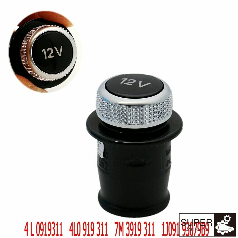 4H0919311 Chrome Cigarette Lighter Dummy Cover Socket Plug for Audi A4 A6 Q3  S3