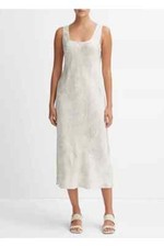 NWT $495 Vince Marbled Tank Slip Midi Dress S