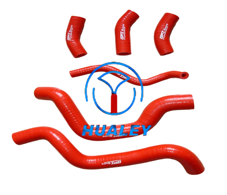 Manguera roja de silicona carbón para Suzuki SV650S/SV650 K5-K9 2005-2009 2006 2007 08 Foto 3 de 4