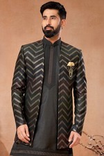 3 Pc Mens Wedding Party Wear Traditional Ethnic Jodhpuri Suit Jacket From India