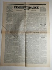 N218 La Une Du Journal l'indépendance belge 18 avril 1912 édition du soir 