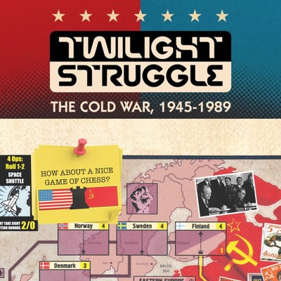2025 GMT Games Twilight Struggle Game Board Mat Waterproof Custom 20 ANNIVERSARY