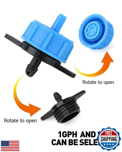 La Farah 1/2 GPH Pressure Compensating Drippers:Drip Irrigation Emitters for - Picture 2 of 5