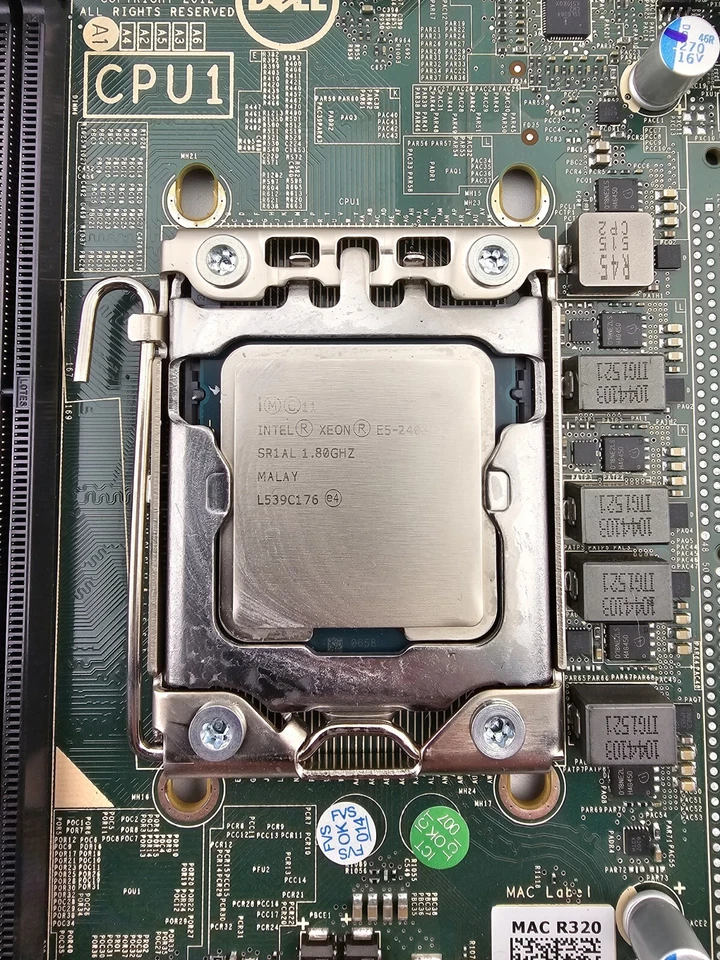 Dell PowerEdge R320 Socket LGA1356 DDR3 Server Motherboard Inc E5-2403 CPU - Image 2 of 4