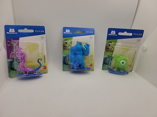 Monsters Inc. SULLEY, MIKE WAZOWSKI & RANDALL Cake Topper PVC Toy Figure Lot - Picture 8 of 10
