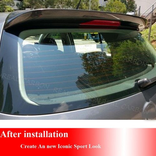 Carbon Fiber Rear Roof Spoiler Window Wing Fit for Volkswagen Golf 5 MK5 2005-09 - Picture 4 of 15