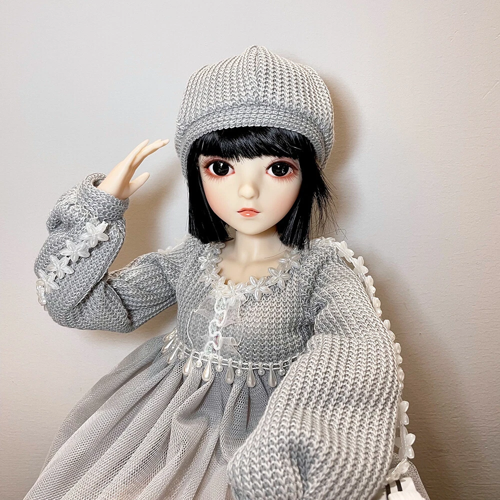 1/6 BJD Doll 24inch Ball Jointed Doll + Fashion Black Short Hair