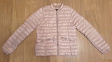 BNWOT Ladies BARBOUR Fibredown Padded ZIP JACKET Size 12 SALMON CHAMPAGNE