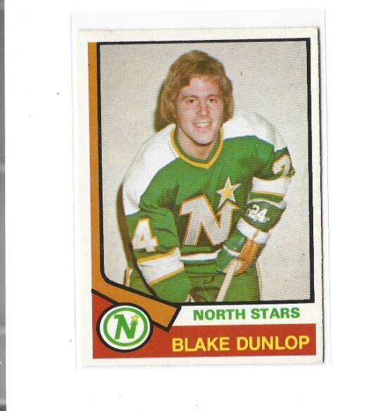1974-75 O-Pee-Chee #308 Blake Dunlop RC EXMT