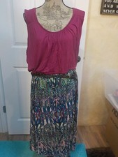 Nwot LYS Love Your Style Sleeveless Tank Uneven Hem Dress Womens sz. 2X