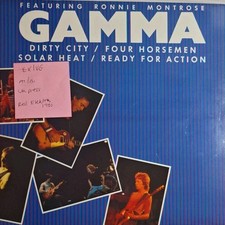 Gamma ft Ronnie Montrose Dirty City Vinyl Record 12" EX/VG K12517T 1980