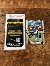 Zay Jones IP Signed Prizm Rookie Card JSA Coa Bills Autographed. rookie card picture