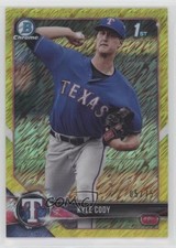2018 Bowman Chrome Prospects Canary Yellow Shimmer Refractor 5/75 Kyle Cody nd3