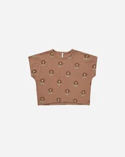 Rylee + Cru Sunflower Crop Tee Top Size 2-3 Years Toddler Girl Shirt