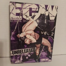ECW Unreleased Vol 2 DVD 3-Disc Set RVD Sabu Taz Dudleys Tommy Dreamer WWE