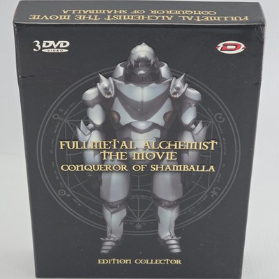 Fullmetal Alchemist: Conqueror Of Shamballa Collector's Edition 3 X DVD Zone 2