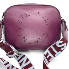 Authentic Stella McCartney Logo Crossbody Camera Bag In Violet (NEW w/Tags)
