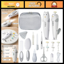 26-in-1 Baby Healthcare Grooming Kit - Rechargeable Nail Trimmer  Safety Set fo