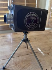 Bell Howell Filmo Auto Master 16mm Turret Movie Camera 1 f/1.9 Lens w/ tripod