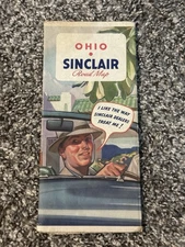 1938 Sinclair Road Map: Ohio USED
