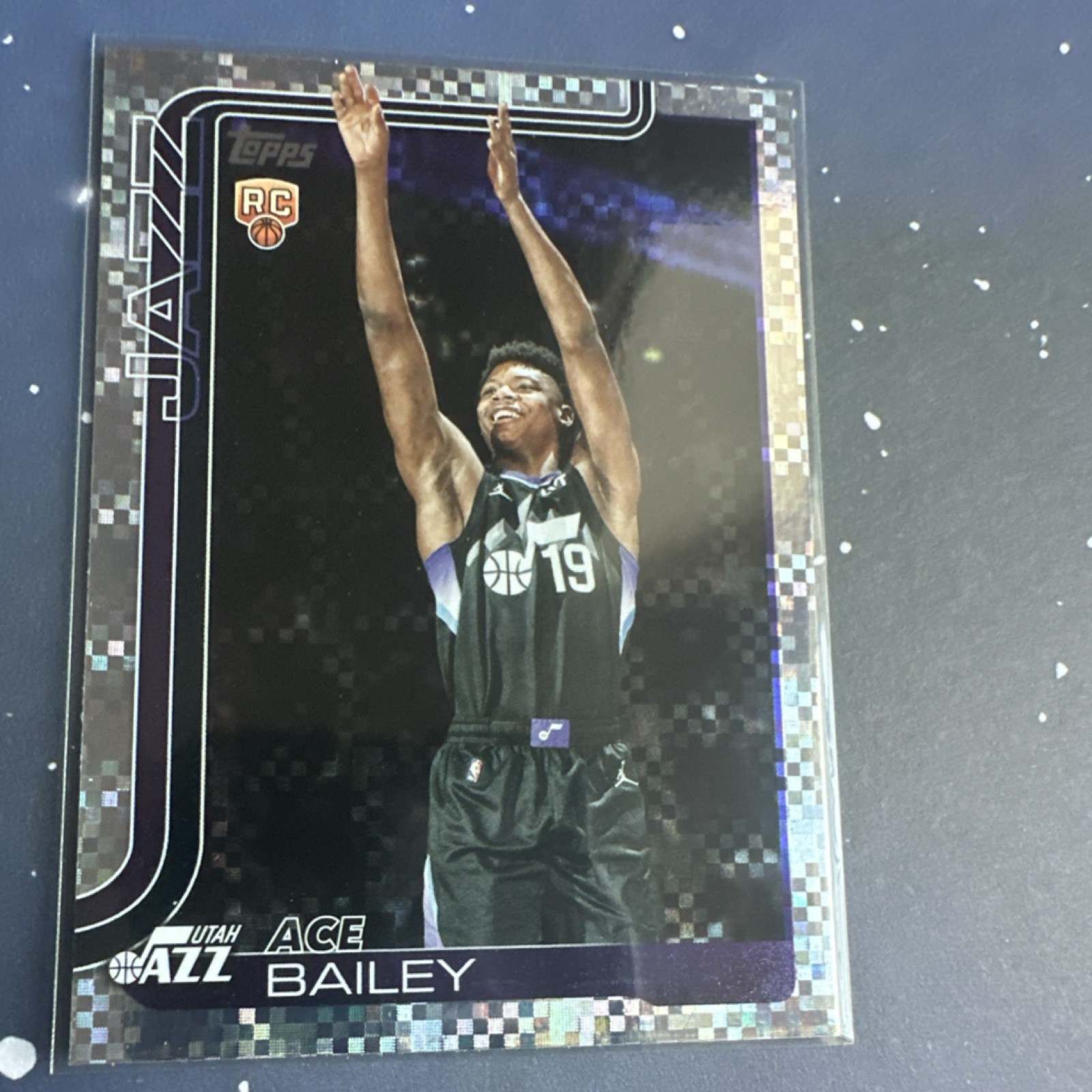 Ace Bailey 2025-26 Topps Rookie #205 VICTORY Utah Jazz Basketball NBA Card