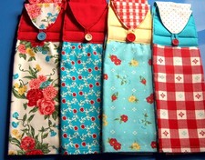 Set of 2 New Handmade Hanging Kitchen Towels,...