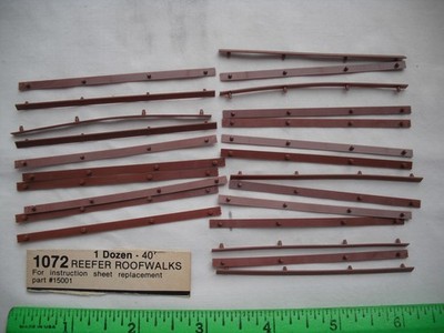 Lot of 24 Micro-Trains Line MTL 1072, 40' Reefer Roofwalks, MT 15001, N Scale