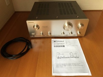 SANSUI AU-a607NRA II Alpha Integrated Amplifier Final Model Manual Cable Japan