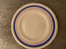 Swinnertons Vintage Side Plate Blue And Gold Edging, 20.8cm