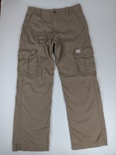 Vintage Levis Cargo Loose Straight Baggy Khaki Pants Size 34W X 34L Y2K