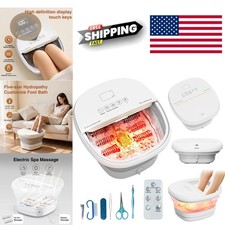 Shiatsu Foot Massager with Heated Foot Bath f...
