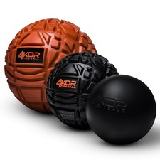4KOR Massage Balls for Trigger Point Therapy - Myofascial Release Ball - Musc...