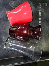 Three Vases Porcelain And Glass Beautiful For Putting Flowers In