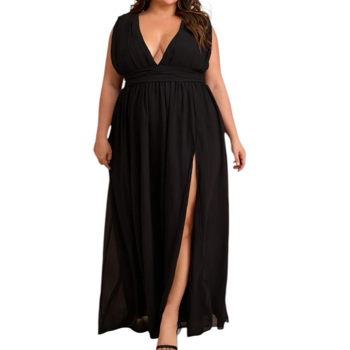 chinese dress ladies Plus Size in Dresses Women Summer Flower Printed Off Shoulder Big Hem Long  Length Maxi Dress Blue L at Amazon Women's Clothing store