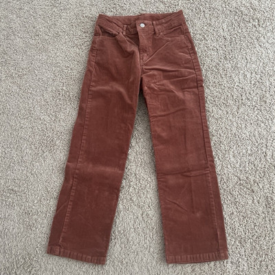 Art Class Girls Brown Corduroy Jeans L (10/12) Adjustable Waist