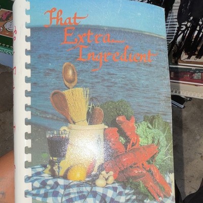 That Extra Ingredient Cookbook Spiral Bound (1981) Vintage Compilation