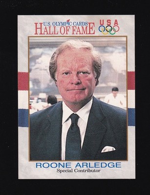 1991 Impel US Olympic Hall of Fame Roone Arledge #79 USA