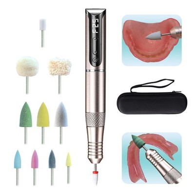 Cordless USB Mini Polisher, Portable Repair & Reline Kit for Edge Trimming, R...