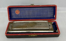 Vintage "The Super Chromonica" M. Hohner Harmonica - Made In Germany  C Note  