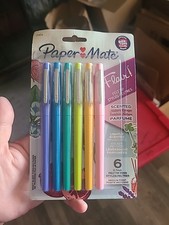 Paper Mate Flair Felt Tip Pens 6 Count Nature Escape Scented - Back to School 