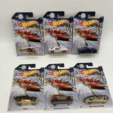 2015 Hot Wheels Holiday Hot Rods Series Set Of 6 Santa Claus