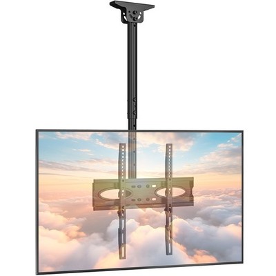 Hanging Ceiling TV Mount Bracket Fits 26-65 inch TVs 88lbs,  Adjustable Black US