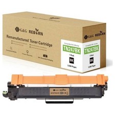 G G 21184 Toner Replaces Brother TN-247BK Compatible Black 3000 Pages Rebor