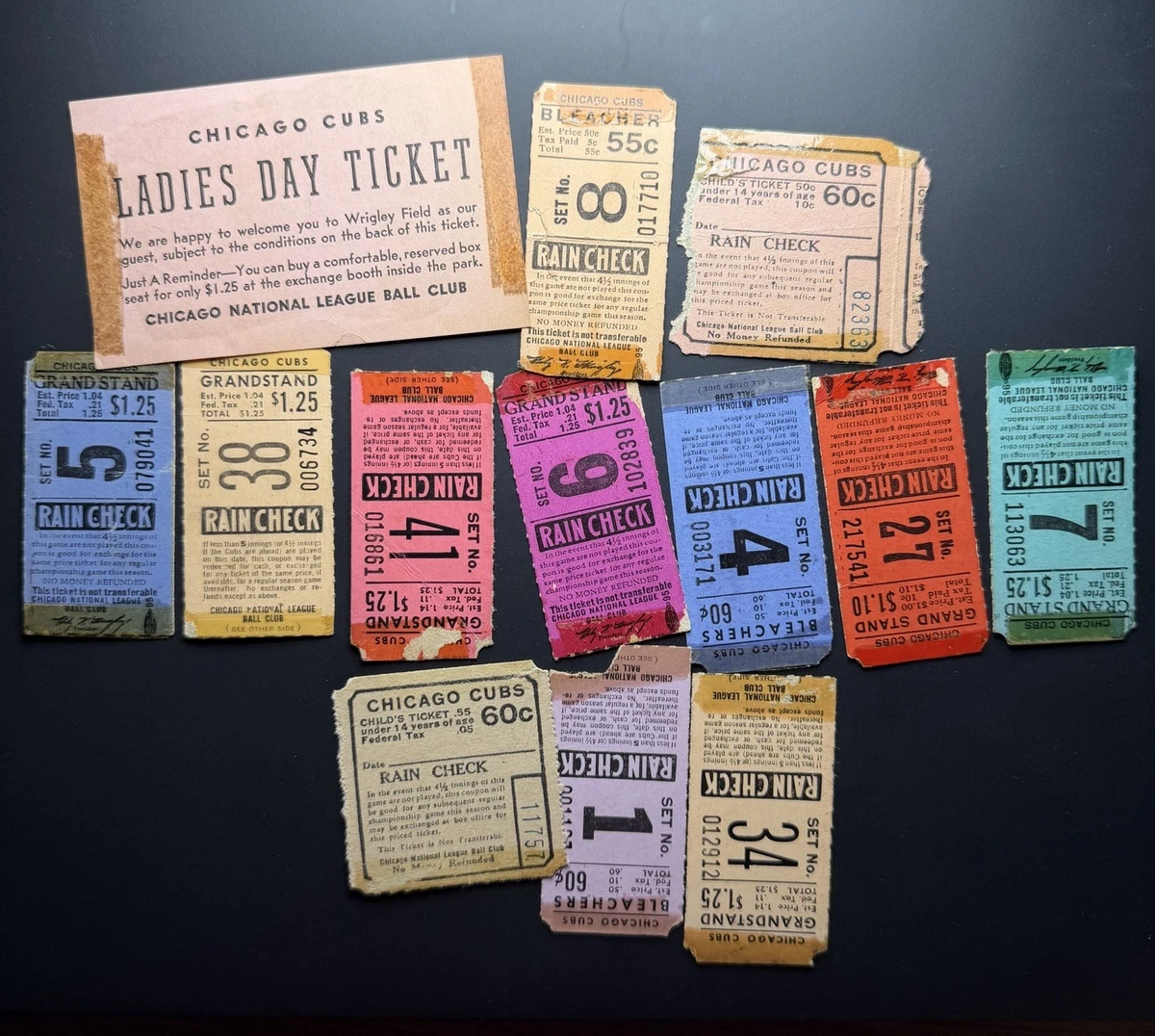 1940 Year Vintage Sports Ticket Stubs for sale | eBay