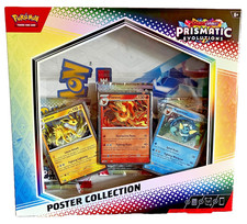 SEALED Pokemon TCG Scarlet Violet Prismatic Evolutions Poster Collection Box