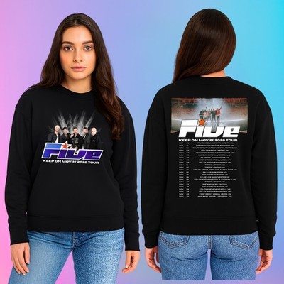 FIVE BOY Band Pullover Musik Tour Veranstaltungsort & Termine bedruckt Fans Top Geschenk Sweat-Shirt